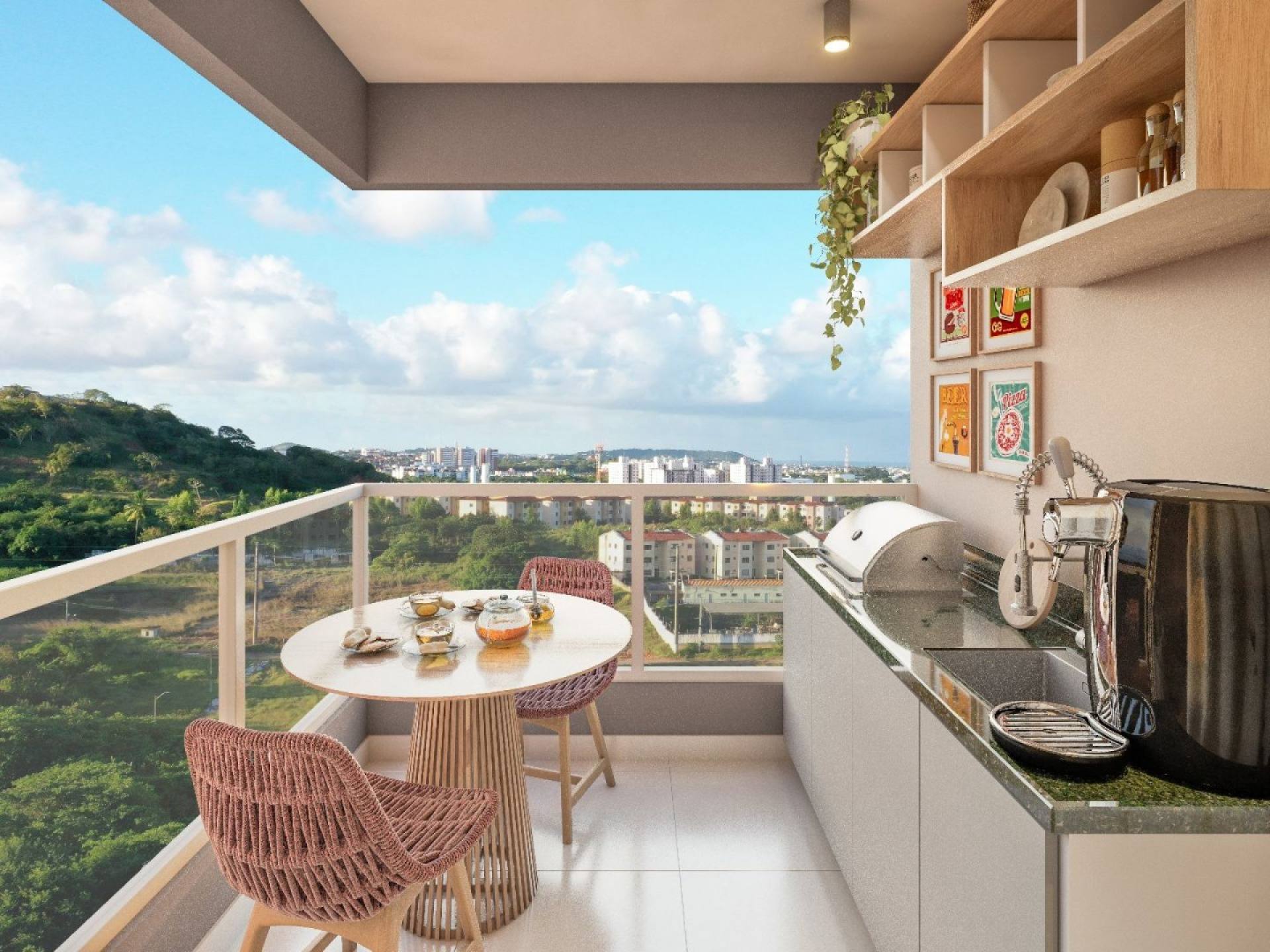 Apartamento Térreo Para Vender com 2 quartos 1 suíte no Santa Lúcia Park