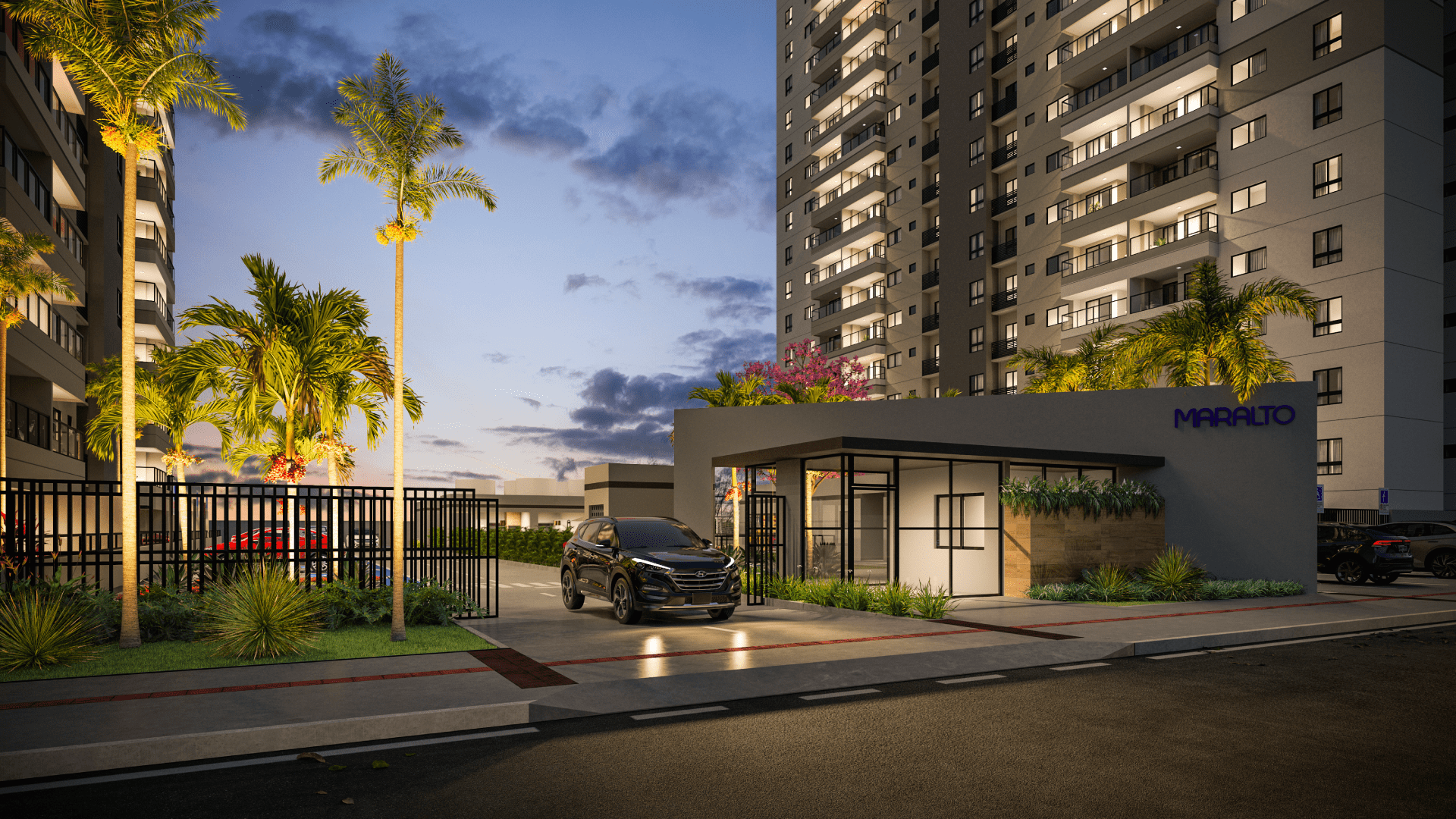 Apartamento Andar Alto  Para Vender com 2 quartos 1 suítes no Maralto