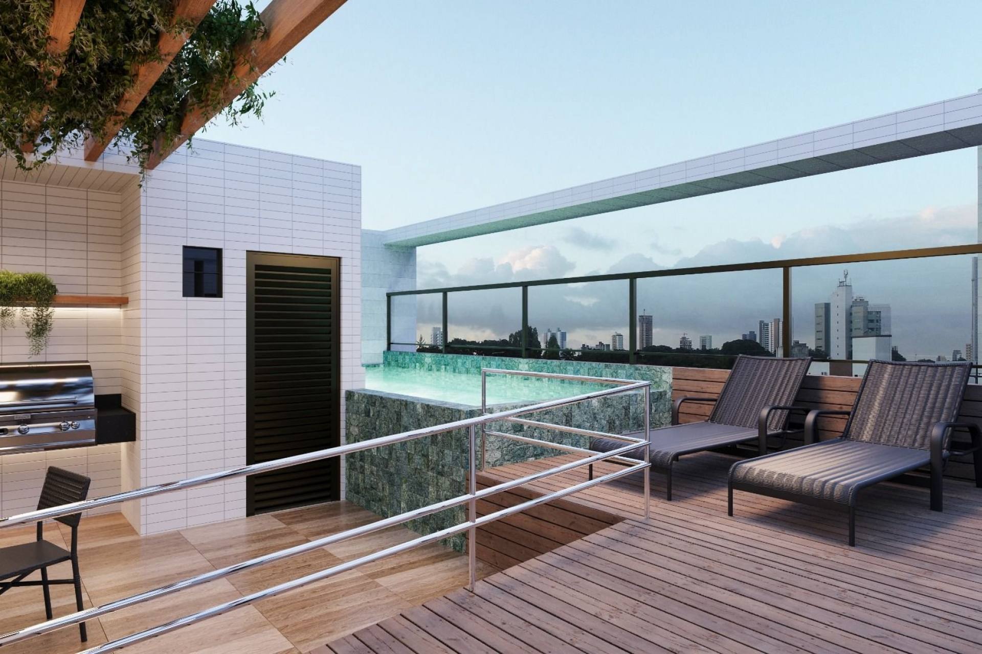Cobertura Duplex com jacuzzi privativa a 400m da praia de Cabo Branco