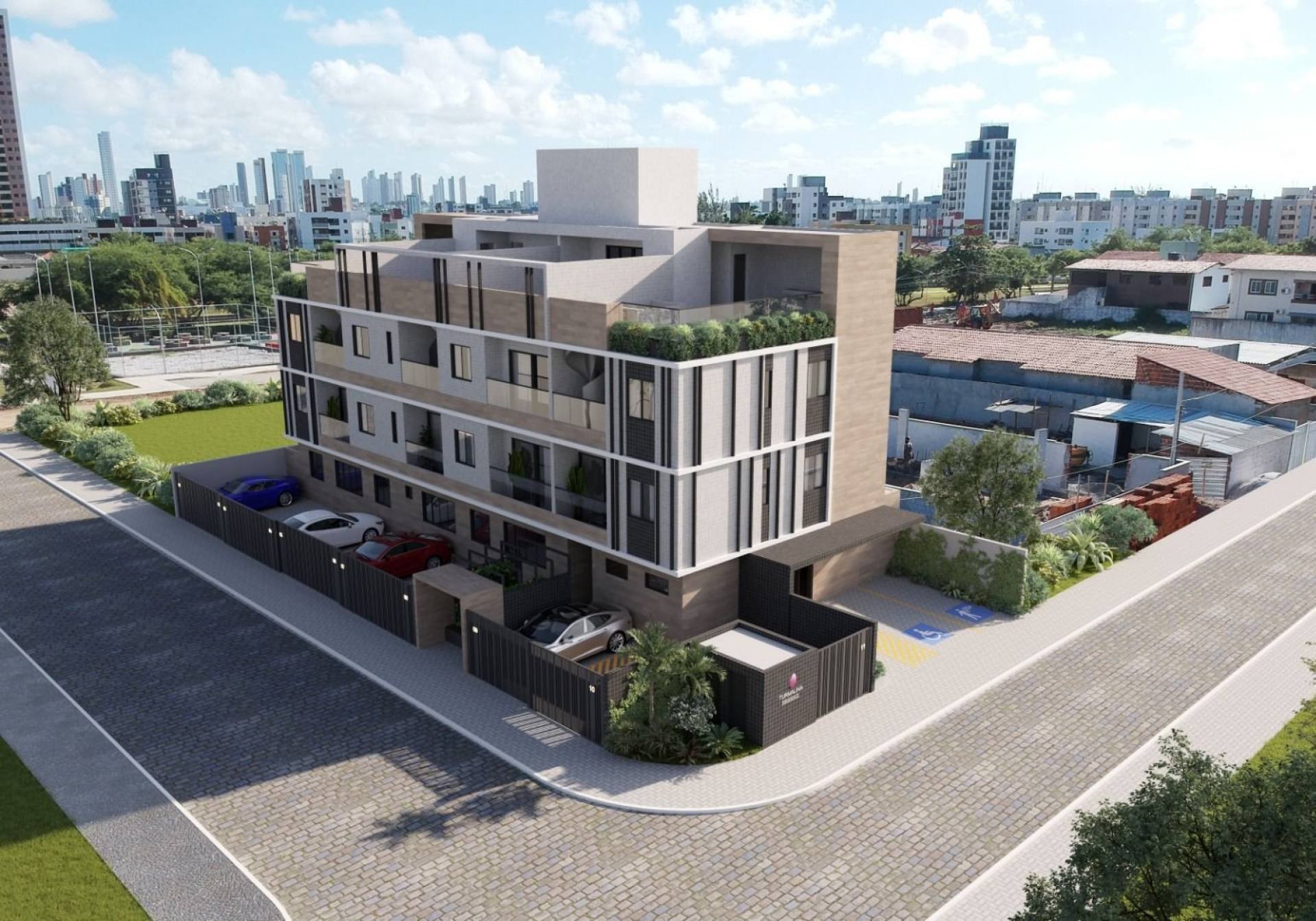Apartamento térreo sem área privativa nas proximidades do Parque Linear Parahyba 2 e 4 no bairro do Aeroclube / Bessa