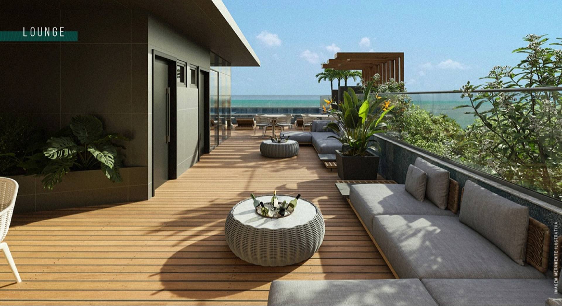 Apartamento com Piscina na Praia de Camboinha