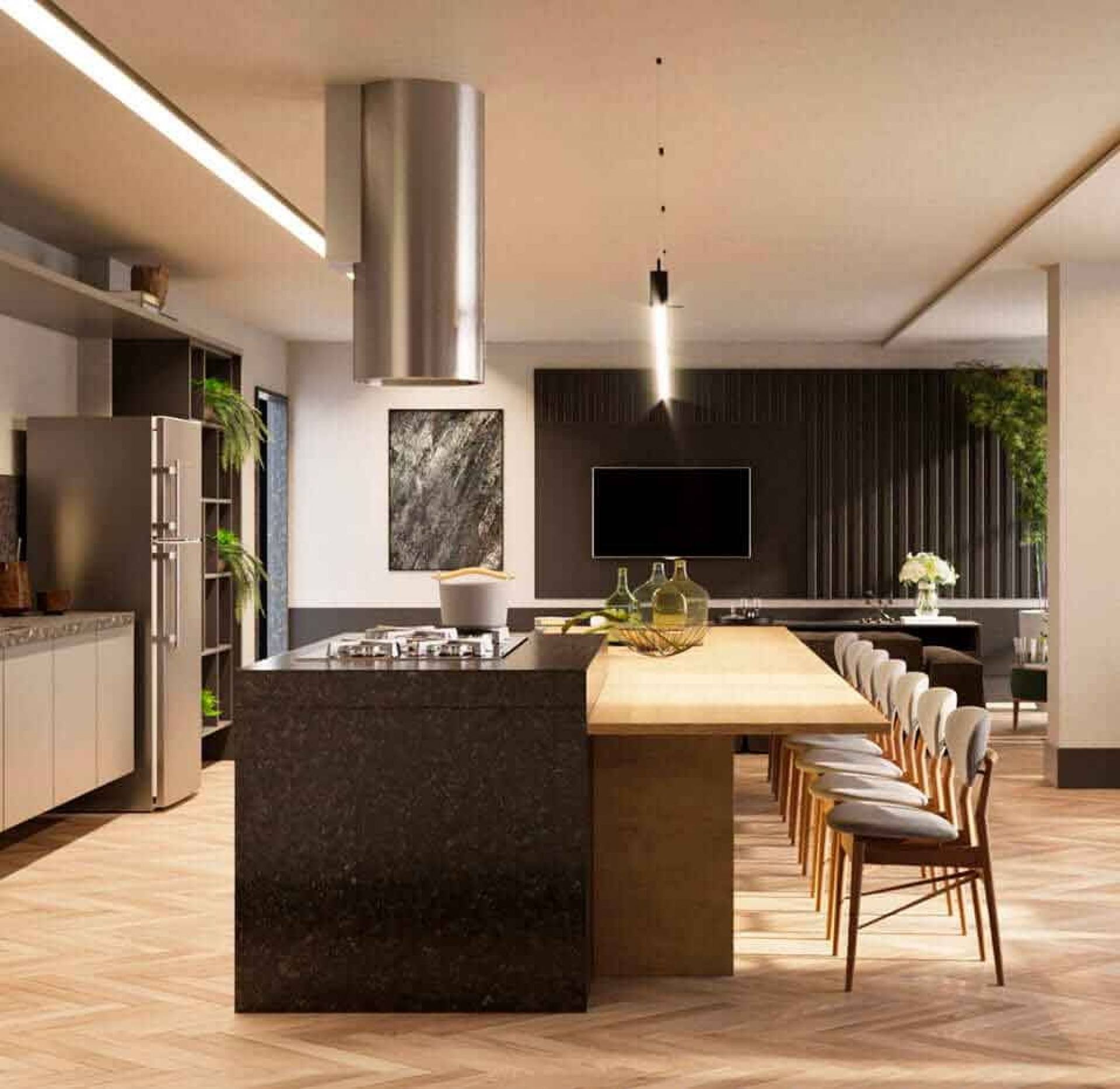 Apartamento com varanda gourmet no Bairro dos Estados