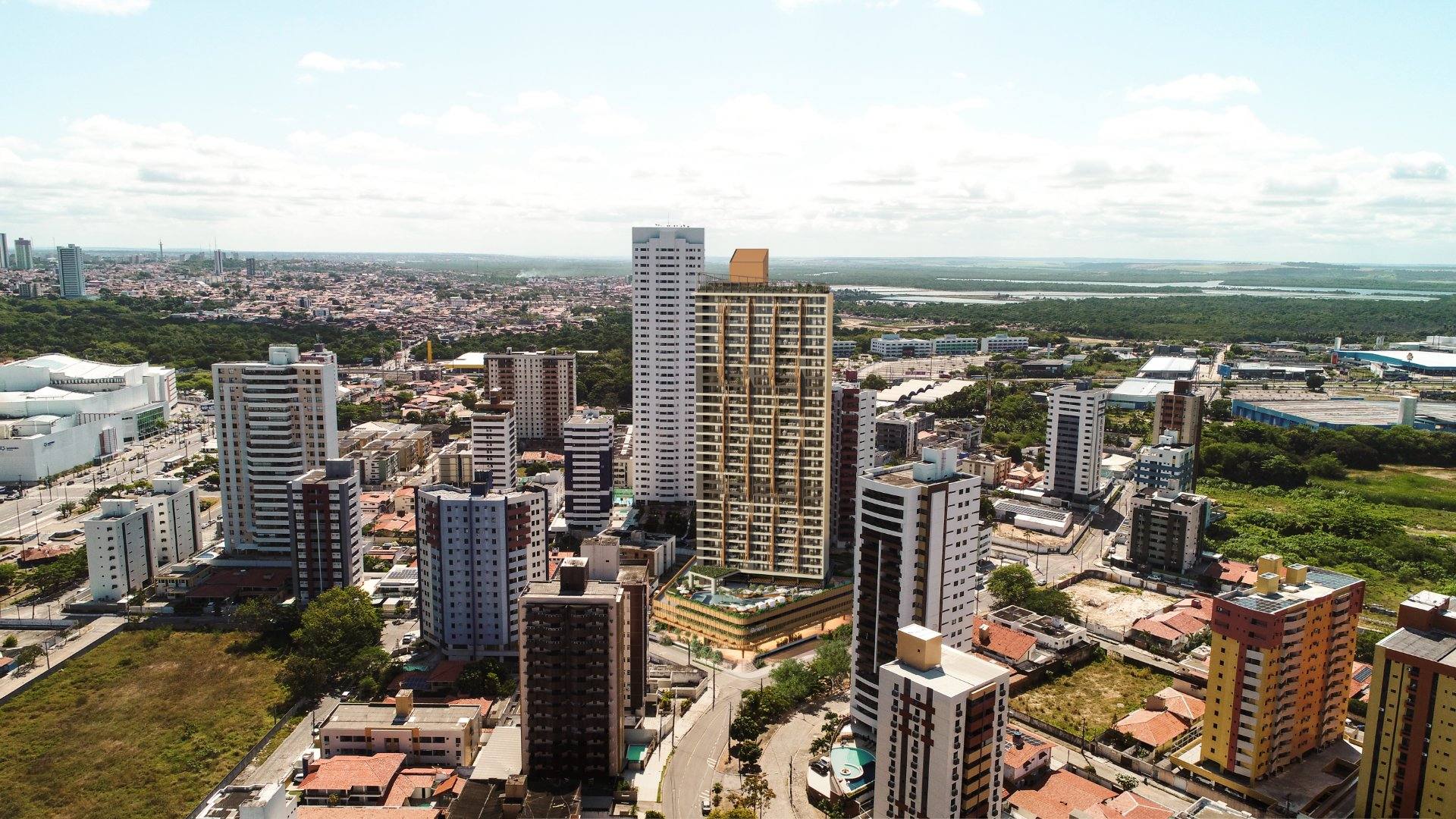 Apartamentos em Condominio Club no bairro do Bessa / Aeroclube