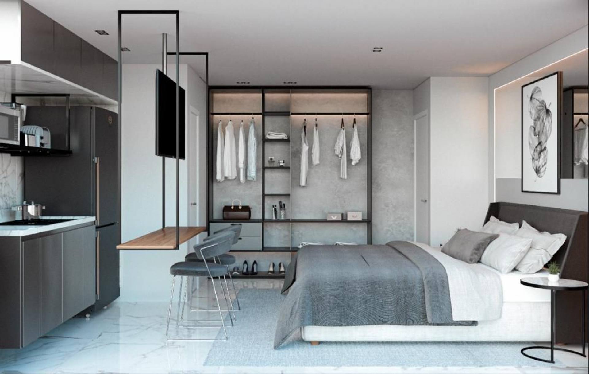 Flats Studio a beira-mar da Praia de Intermares