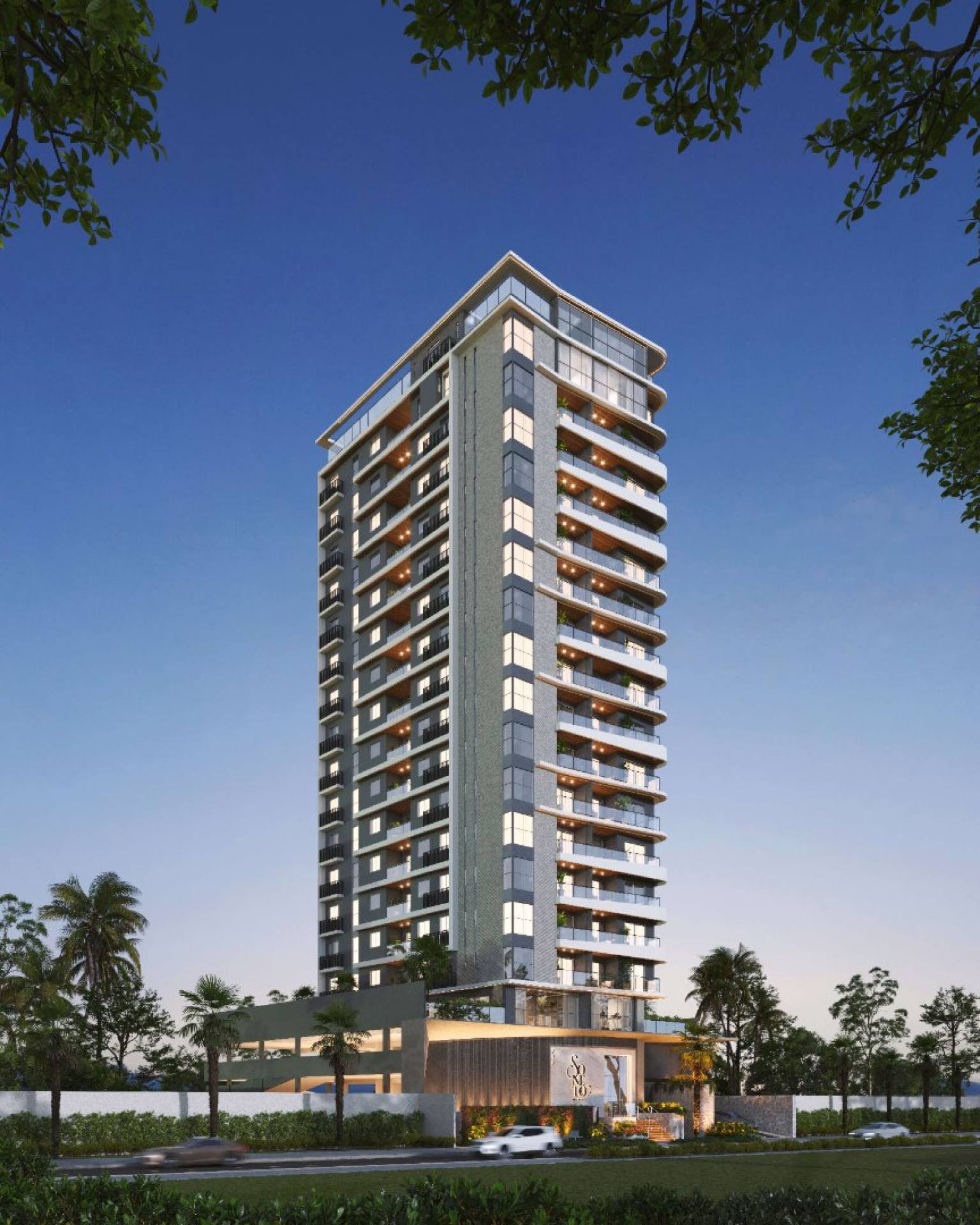 Apartamentos em Condomínio Club com varanda a aproximadamente 600m da praia de Tambaú