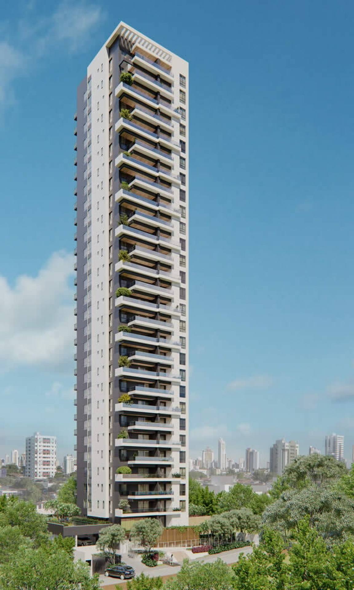 Apartamento com Varanda e área de lazer completa no Miramar