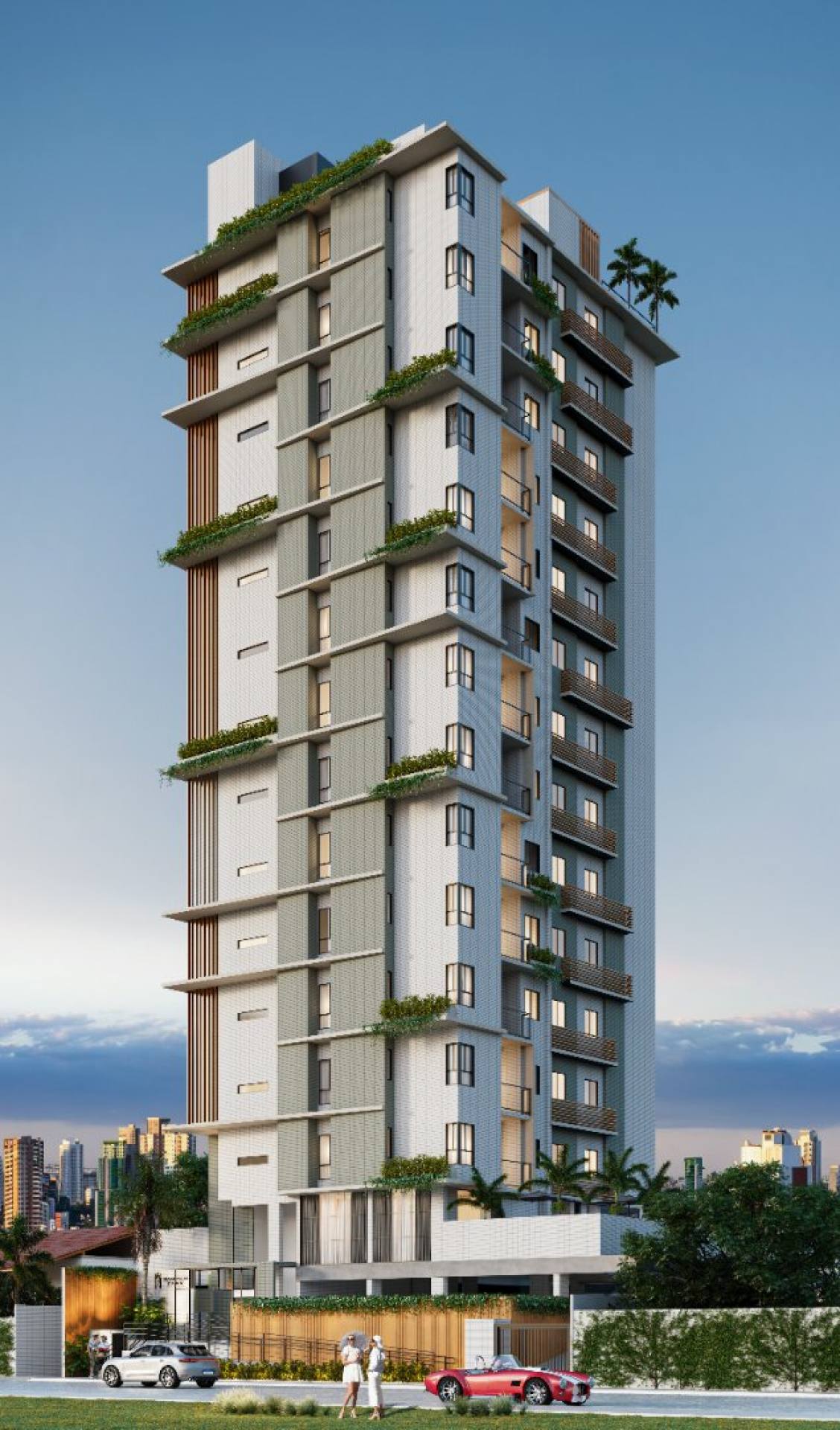 Apartamentos a 90 metros do Parque Parahyba II no Jardim Oceania
