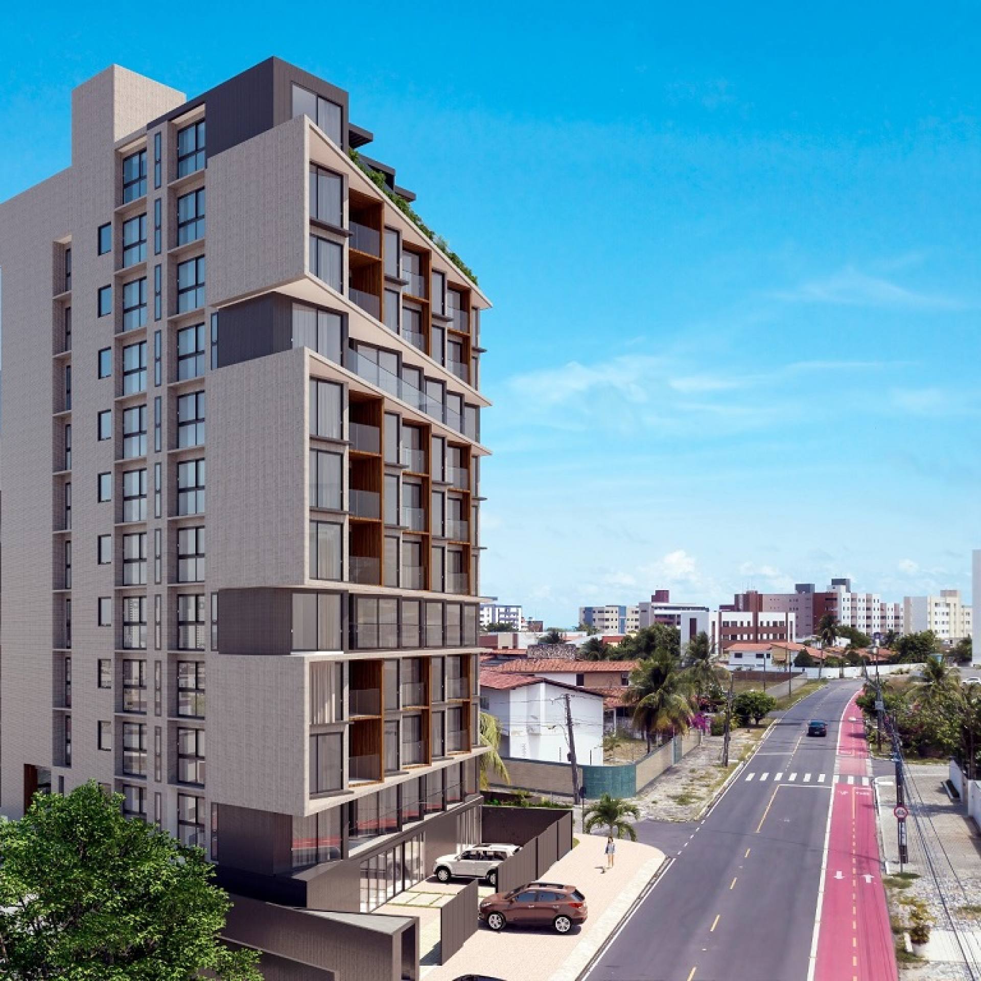 Apartamento a 380 metros da praia do Bessa