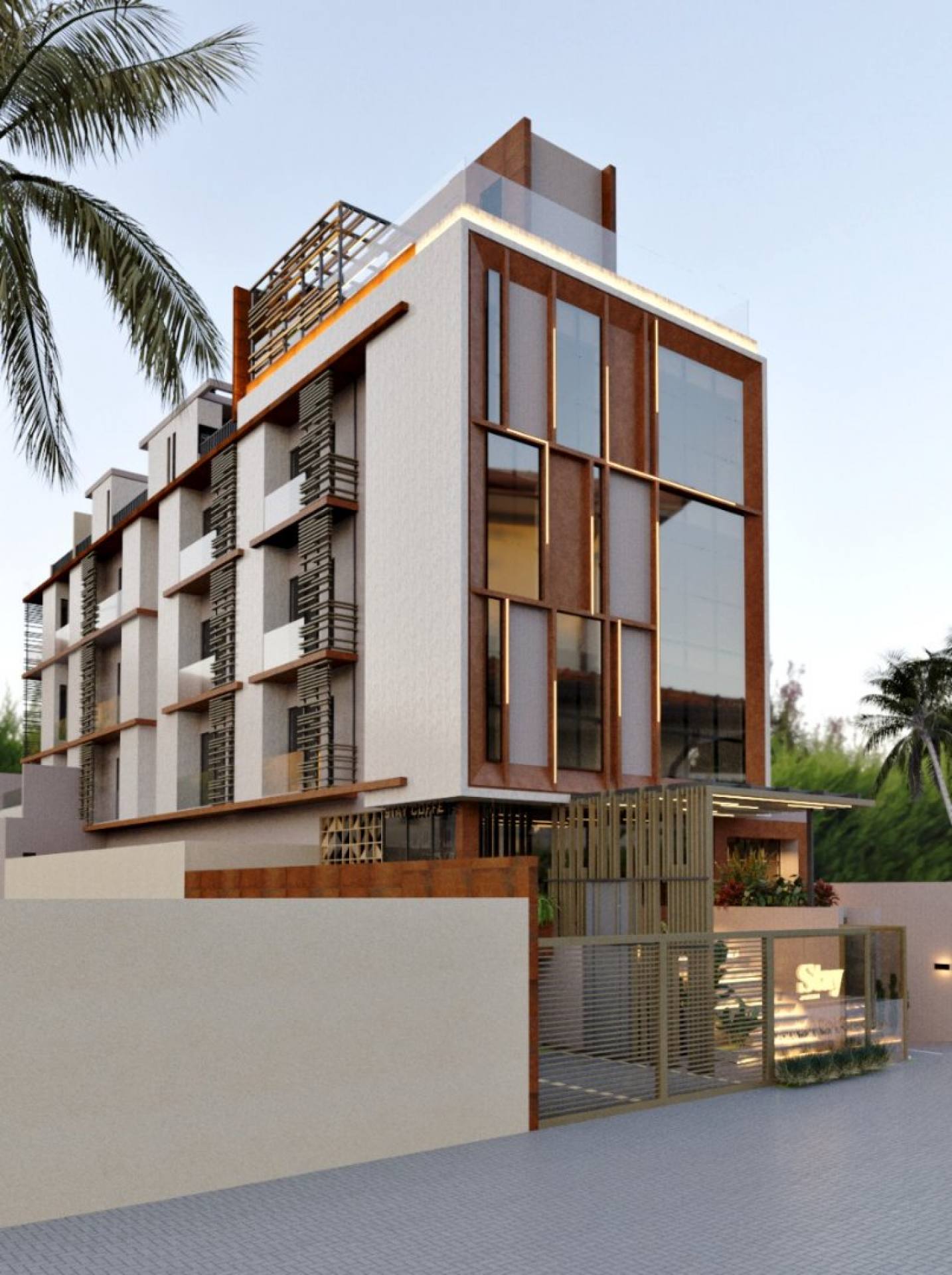 Flat garden a 100 metros da praia no Jardim Oceania