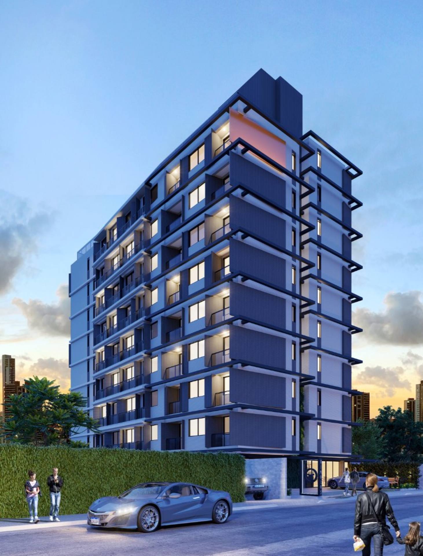Studio a 300 metros da praia no Jardim Oceania