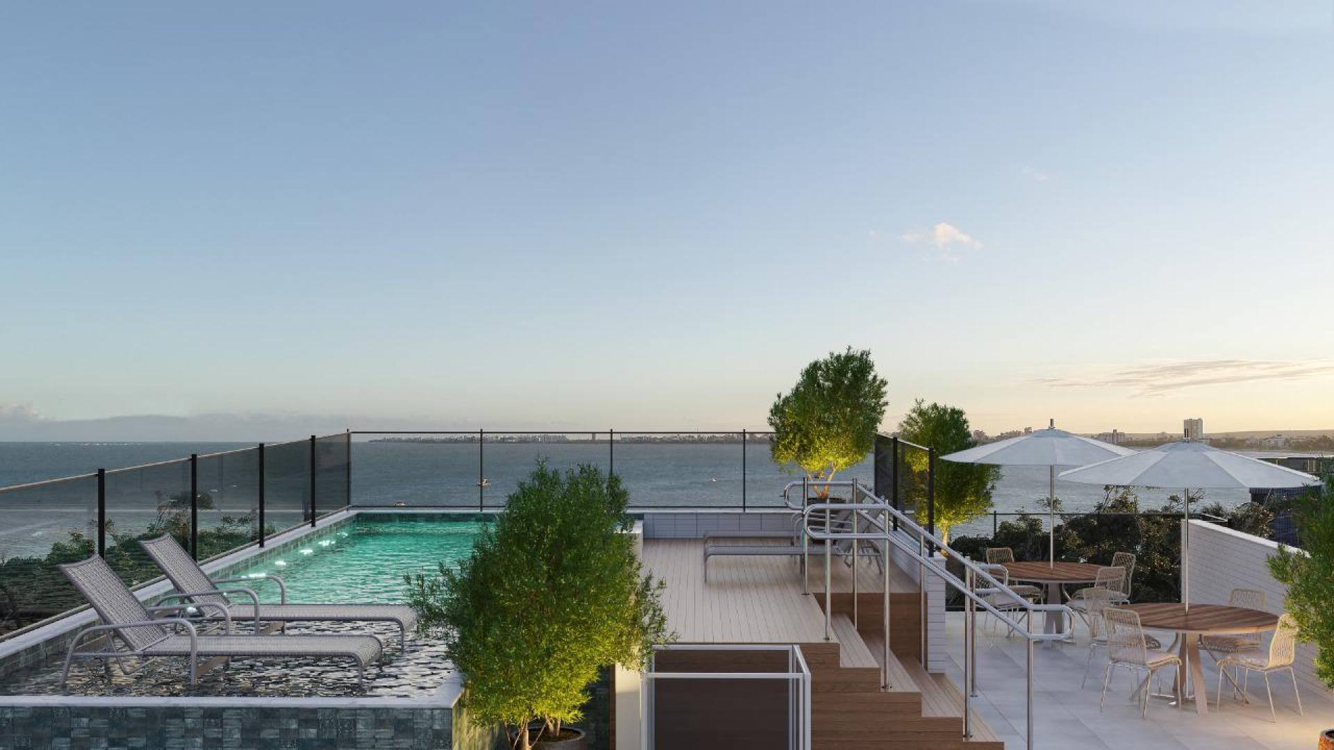 Flat a 100 metros da praia em Intermares