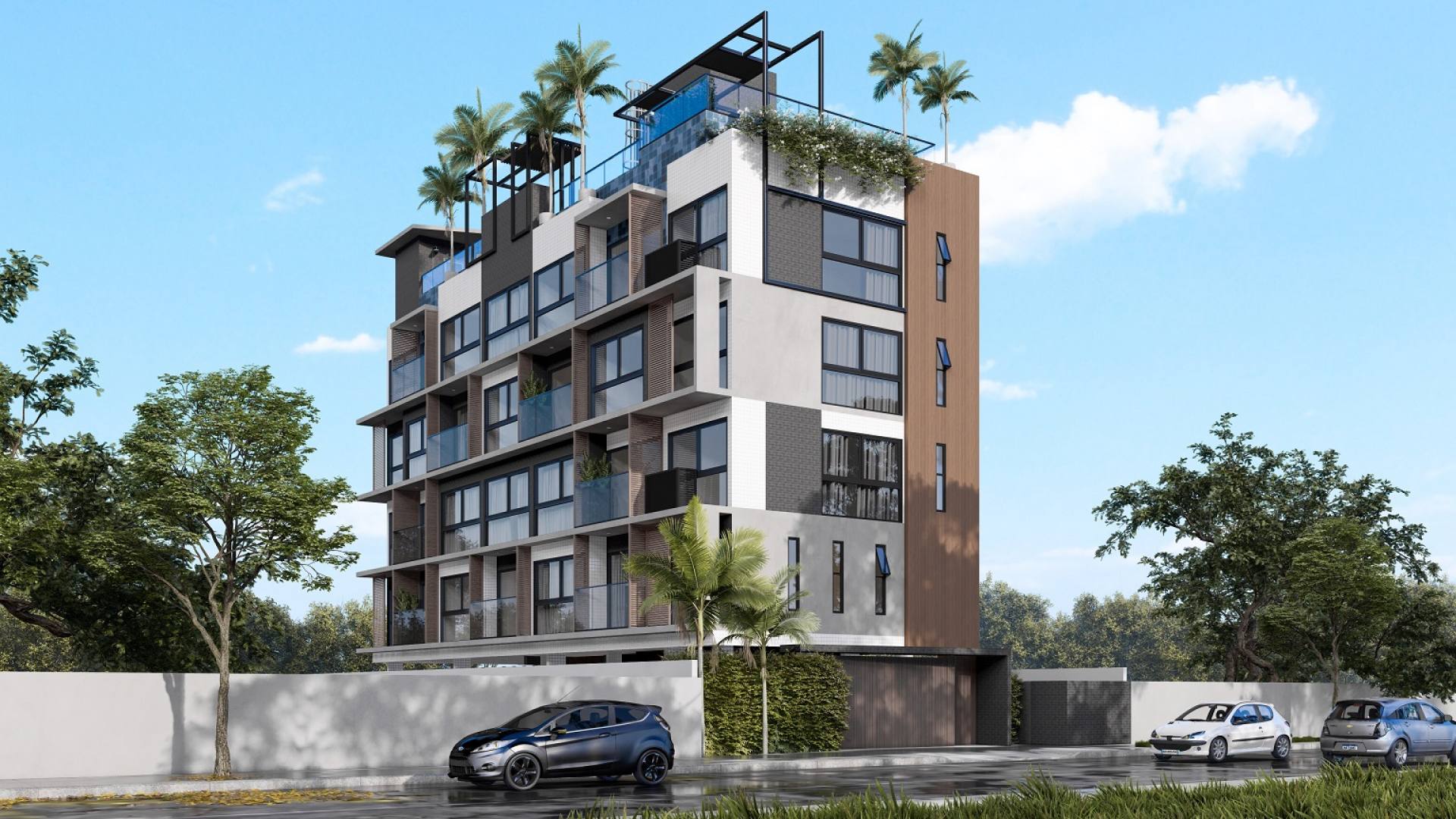 Flat a 500 metros do mar em Intermares