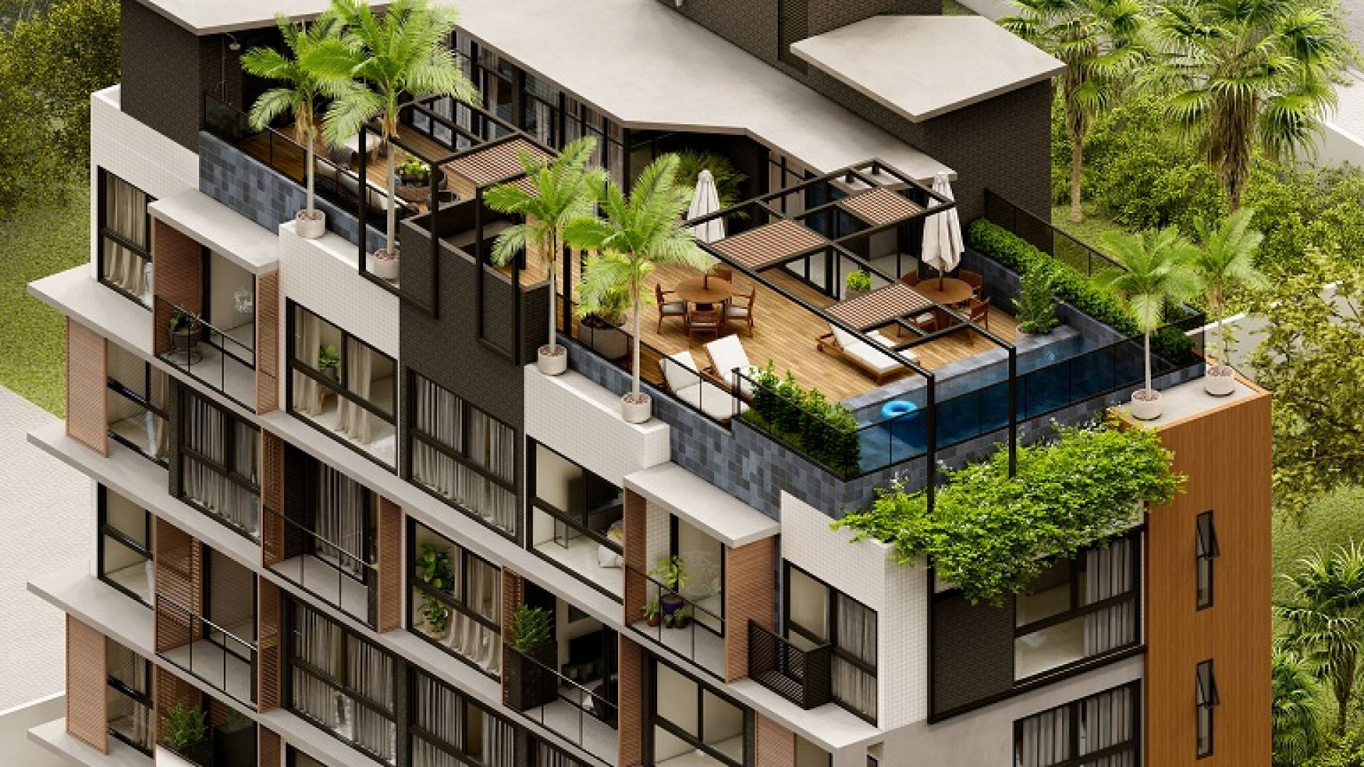 Flat a 500 metros do mar em Intermares