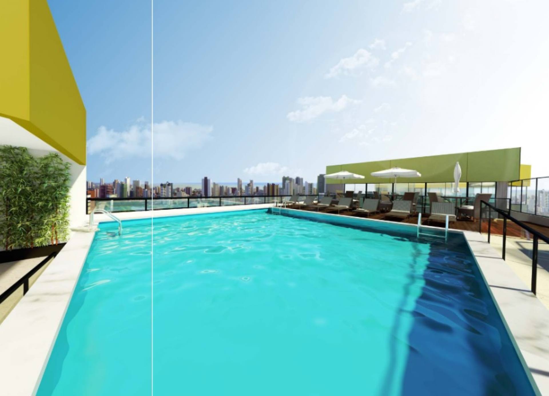 Apartamento de 49m² no Miramar, com vaga de garagem.
