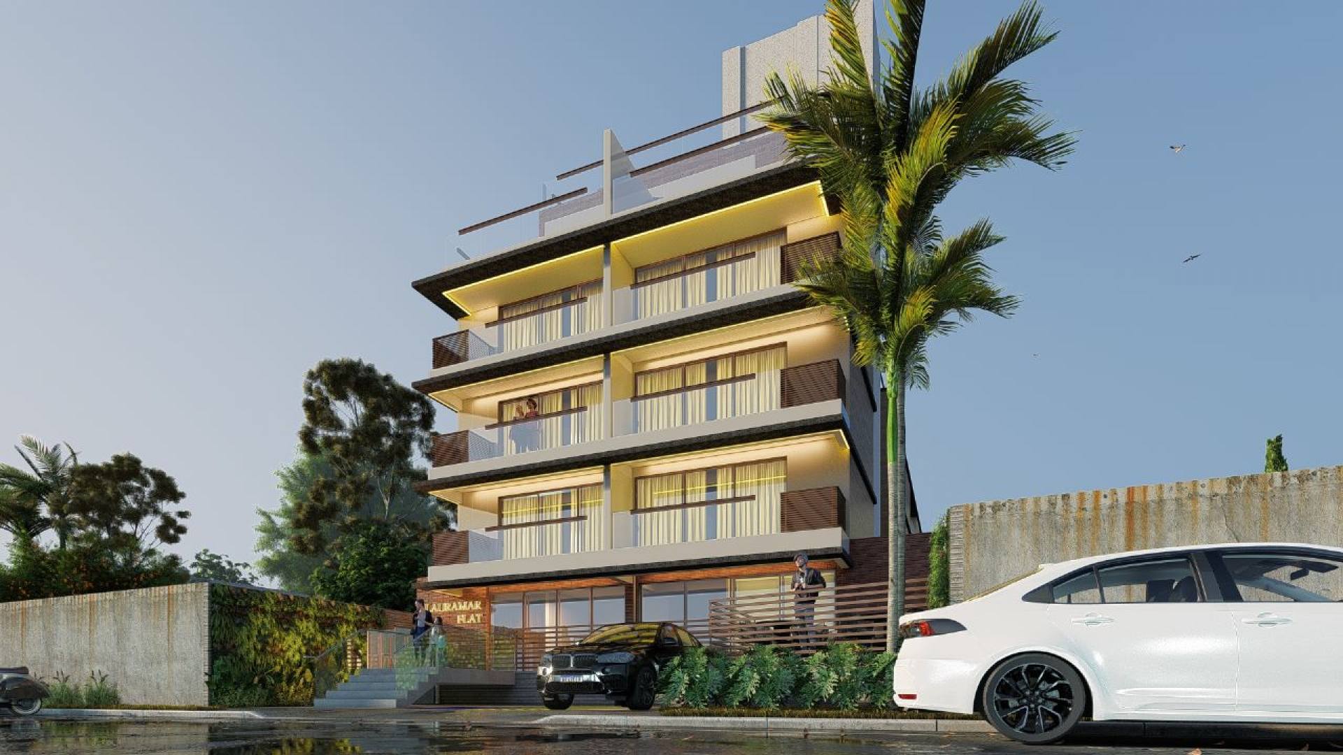 Flat na beira mar do Cabo Branco