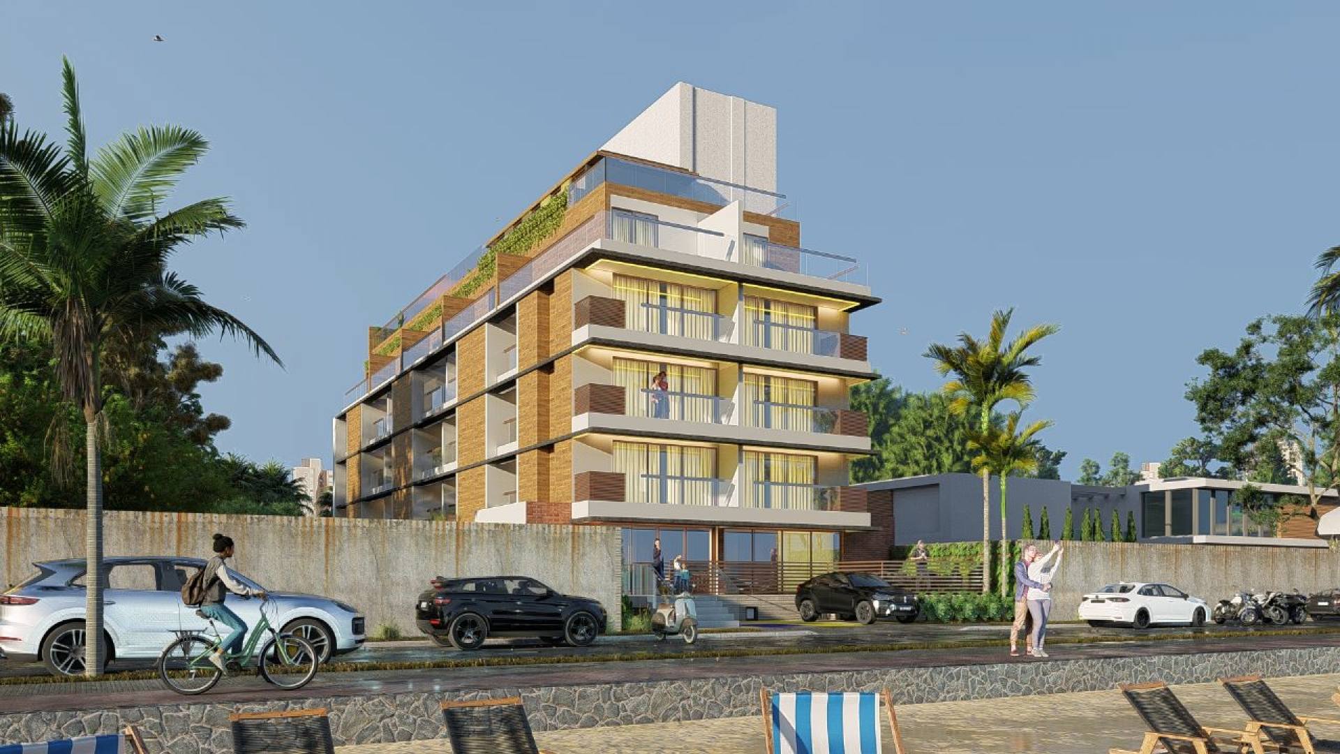 Flat na beira mar do Cabo Branco