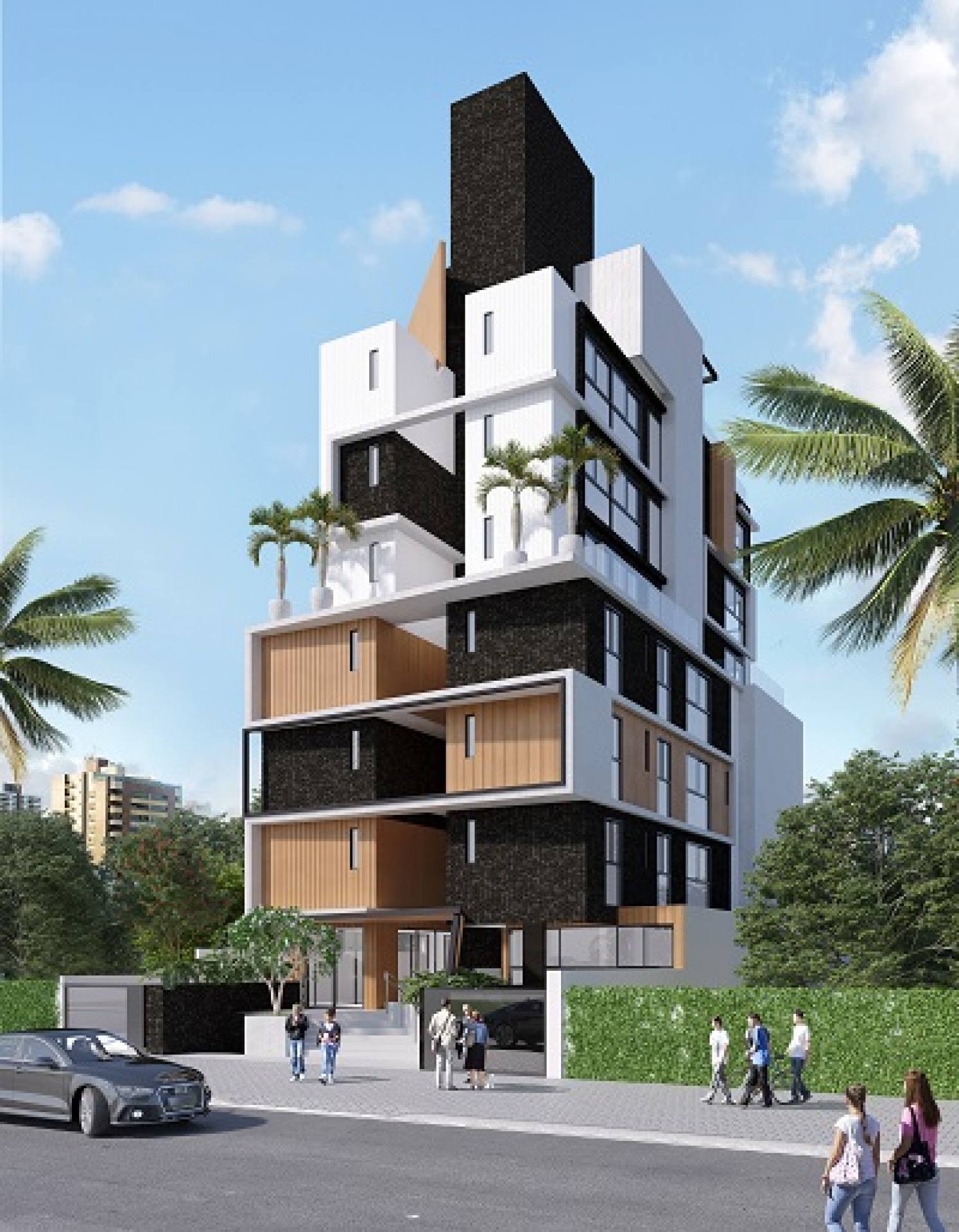 Studio 200 metros do mar, no melhor do Jardim Oceania