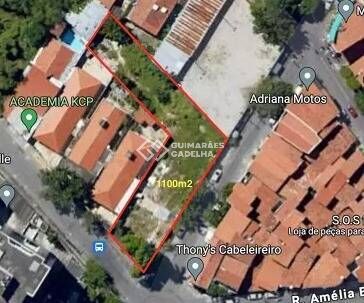 TERRENO DE ESQUINA - 1100m² - PAPICU - FORTALEZA, CE
