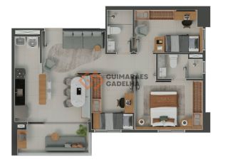Apartamento Para Vender a partir de 02 quartos sendo 01 suíte no bairro Papicu em Fortaleza