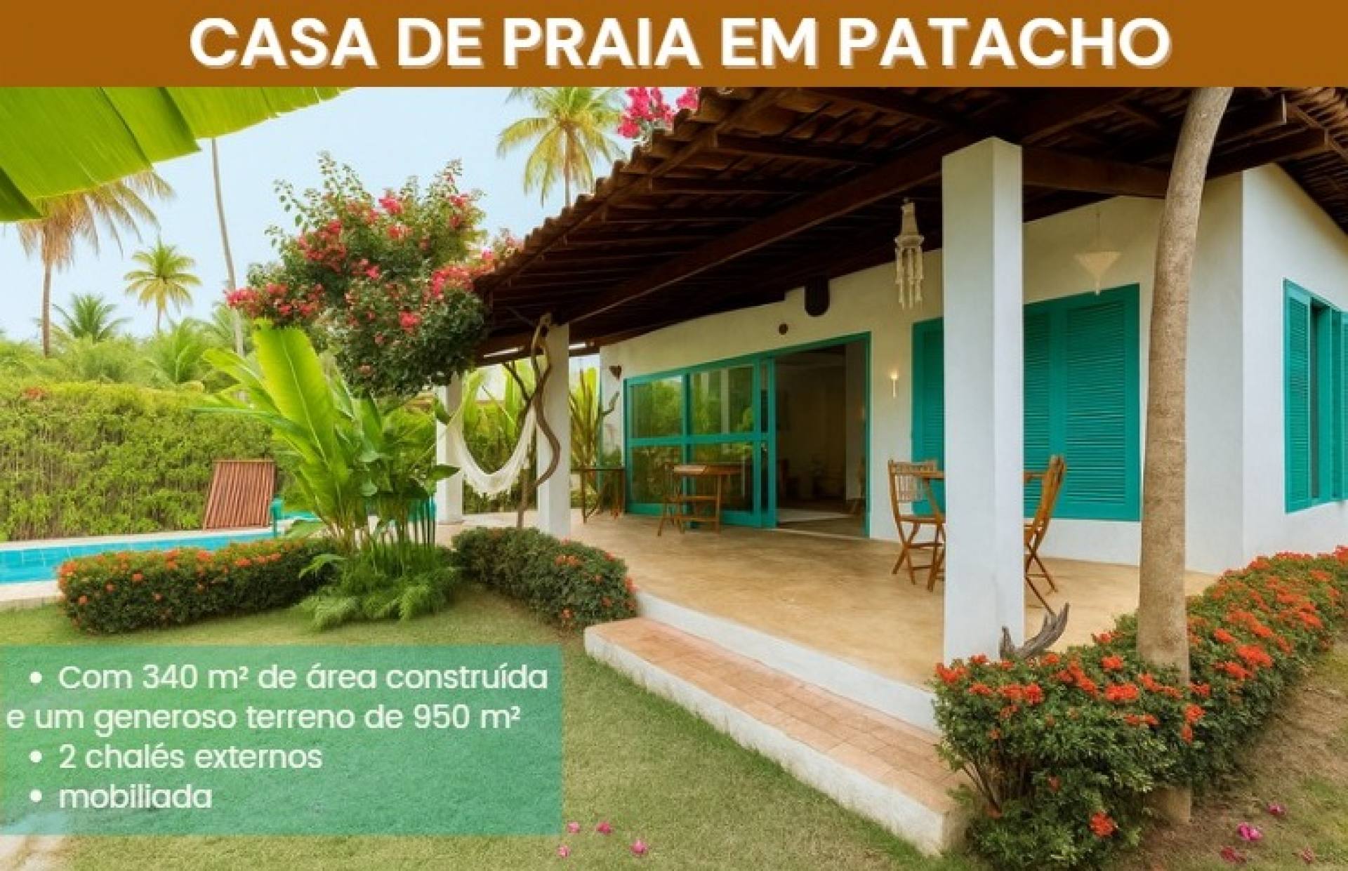 Casa na Praia do Patacho