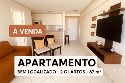 Apartamento 2 quartos na Ponta Verde