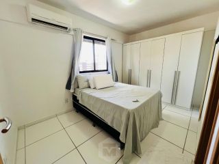 Quarto e sala mobiliado na Ponta Verde