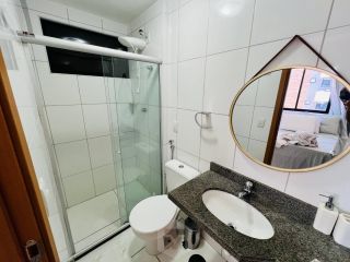 Quarto e sala mobiliado na Ponta Verde