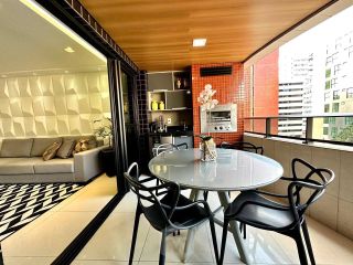 Apartamento nascente com 118m², 2 suítes e varanda gourmet mobiliada – alto padrão e conforto completo!