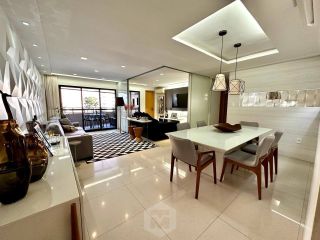 Apartamento nascente com 118m², 2 suítes e varanda gourmet mobiliada – alto padrão e conforto completo!