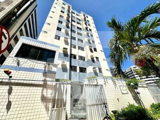 Apartamento mobiliado com 3 quartos a 350m da praia na Ponta Verde – 88m² | Nascente
