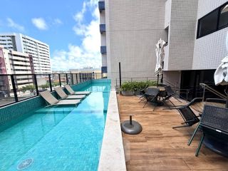Apartamento mobiliado, nascente, com 2 quartos e 2 vagas