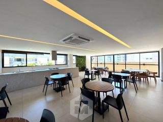 Apartamento mobiliado, nascente, com 2 quartos e 2 vagas
