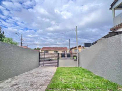 Casa Nova com 2 Quartos e Amplo Terreno no Capela Velha – Araucária