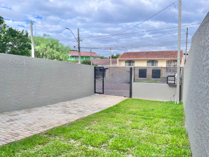 Casa Nova com 2 Quartos e Amplo Terreno no Capela Velha – Araucária