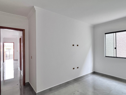 Casa Nova com 2 Quartos e Amplo Terreno no Capela Velha – Araucária
