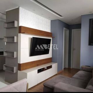 Apartamento moderno de 43m² com móveis planejados e vaga coberta em Campo de Santana