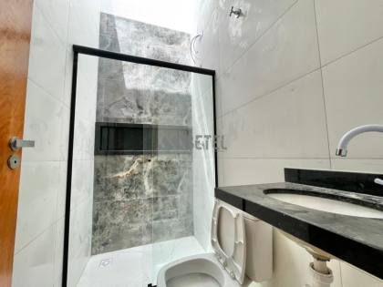 CASA MODERNA COM 3 QUARTOS E CHURRASQUEIRA – FAZENDA RIO GRANDE / PR