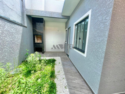 CASA MODERNA COM 3 QUARTOS E CHURRASQUEIRA – FAZENDA RIO GRANDE / PR