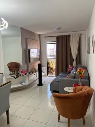 Apartamento 3/4 Mobiliado na Coroa do Meio