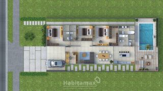 CASA ESPETACULAR NA PLANTA À VENDA NO CONDOMÍNIO ALPHAVILLE 4 – PONTA NEGRA