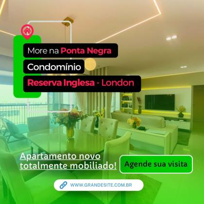Apartamento Alto Padrão, 100% mobiliado para você que busca conforto e sofisticação no Condomínio Reserva Inglesa- com vista pro rio- London. Conheça!
