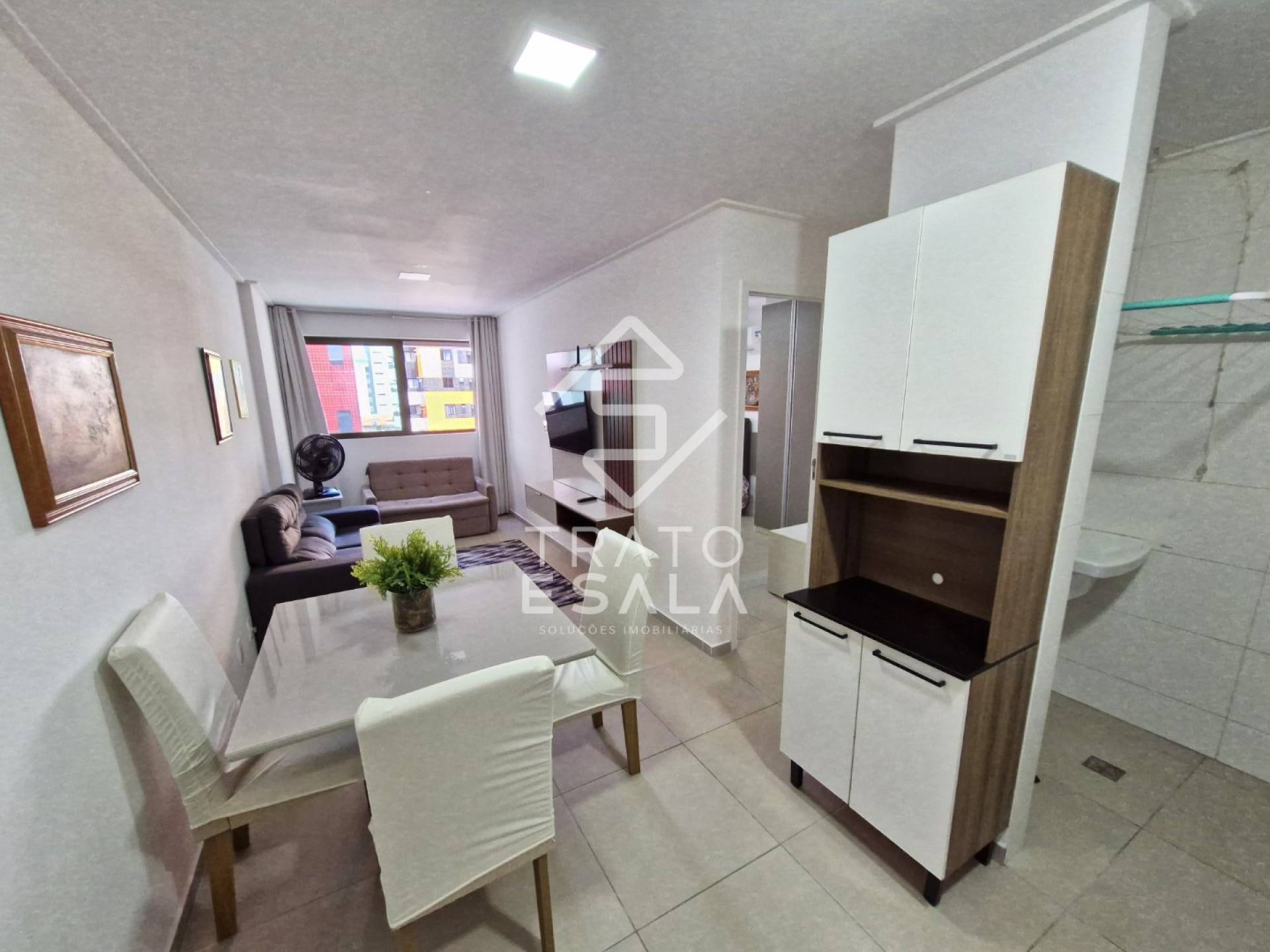 Apartamento quarto e sala, para alugar na Ponta Verde