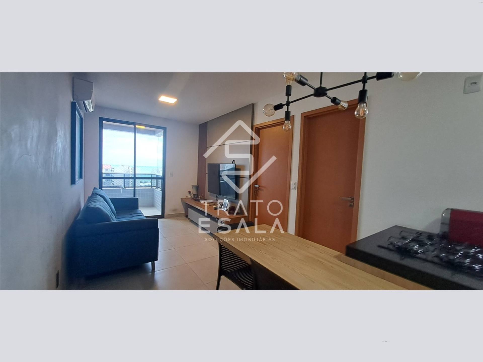 Apartamento quarto e sala, ótima localização, mobiliado, na Ponta Verde