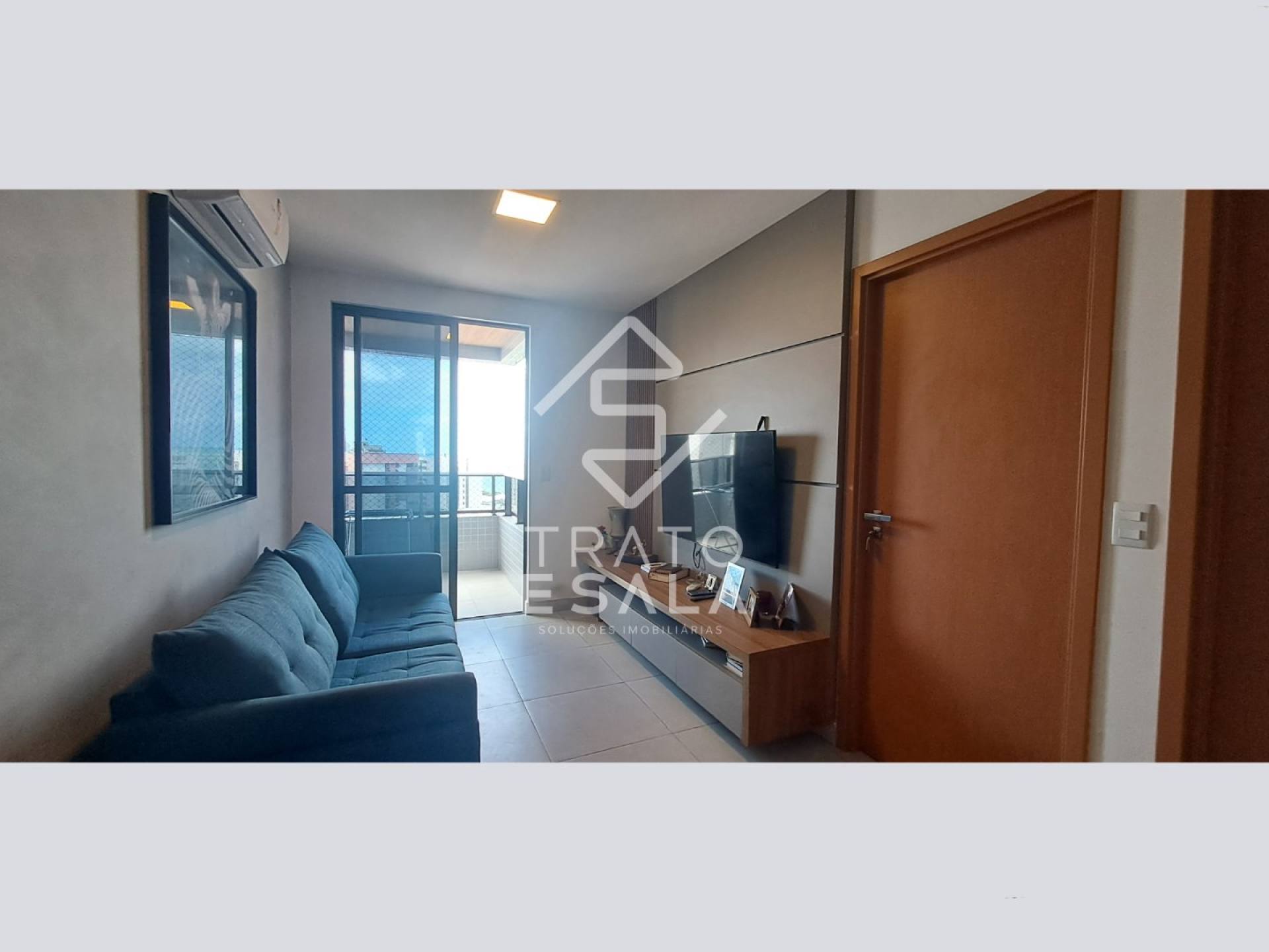 Apartamento quarto e sala, ótima localização, mobiliado, na Ponta Verde