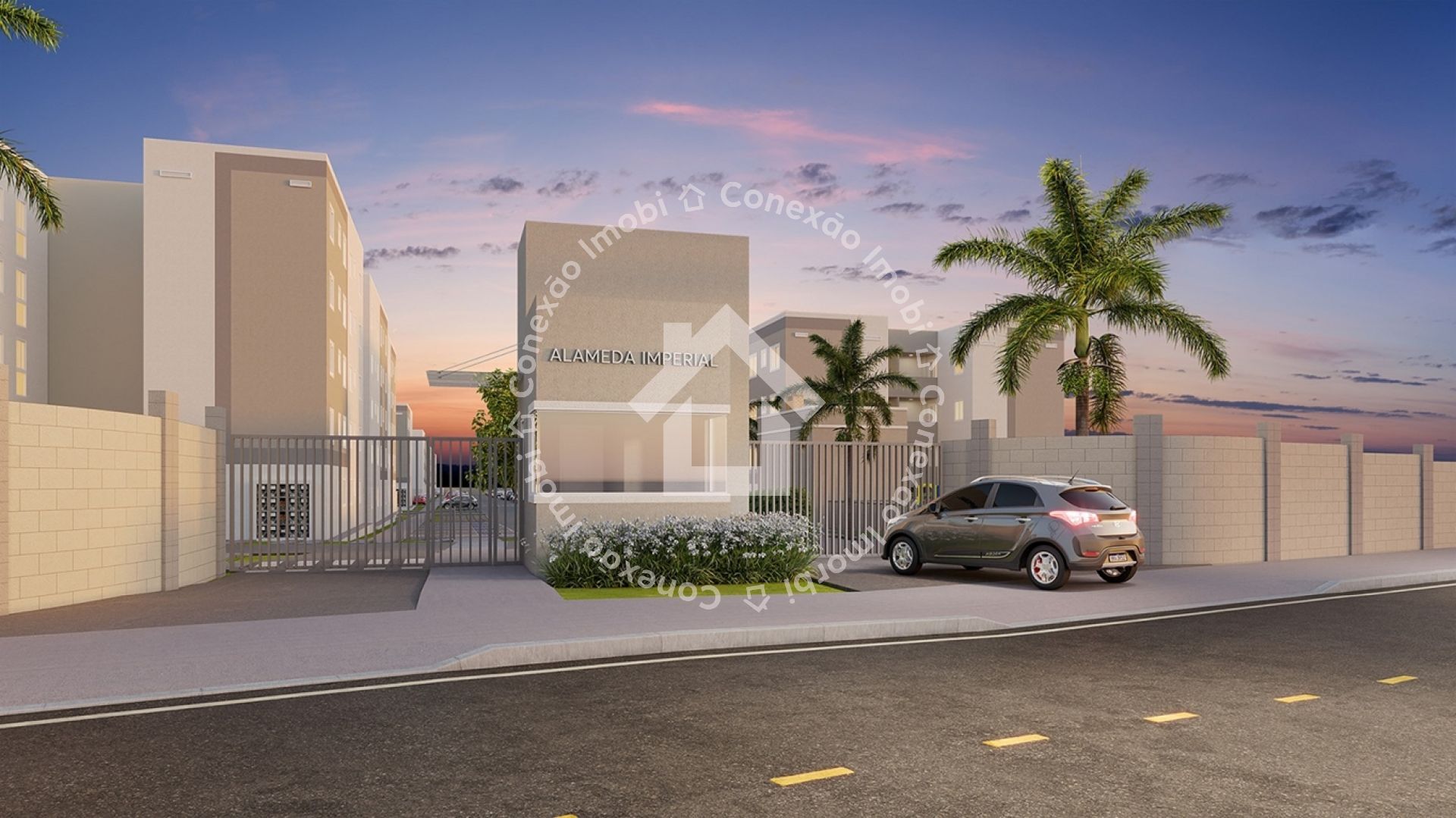 Condomínio Alameda Imperial | Apartamentos 2 quartos em condomínio planejado | Bairro Marivan