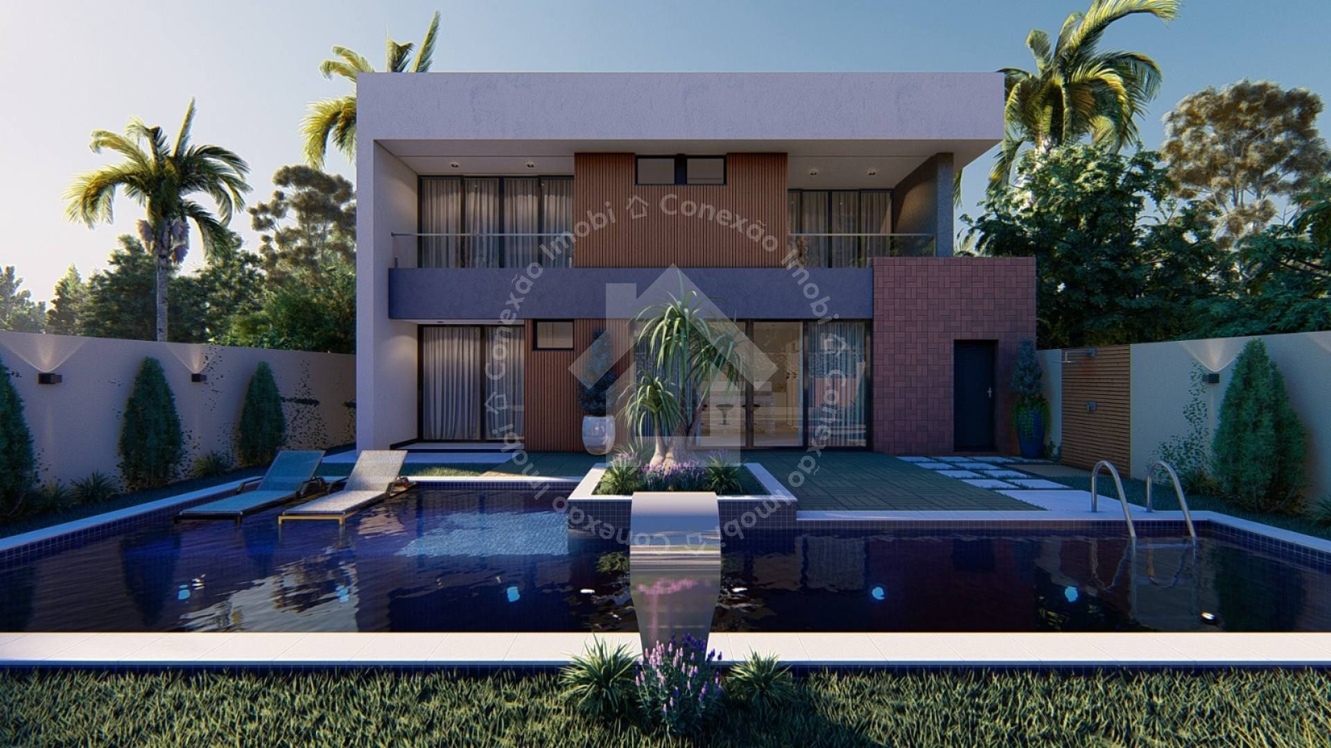 Casa nova no condomínio Quintas da Barra com 4 suítes completas