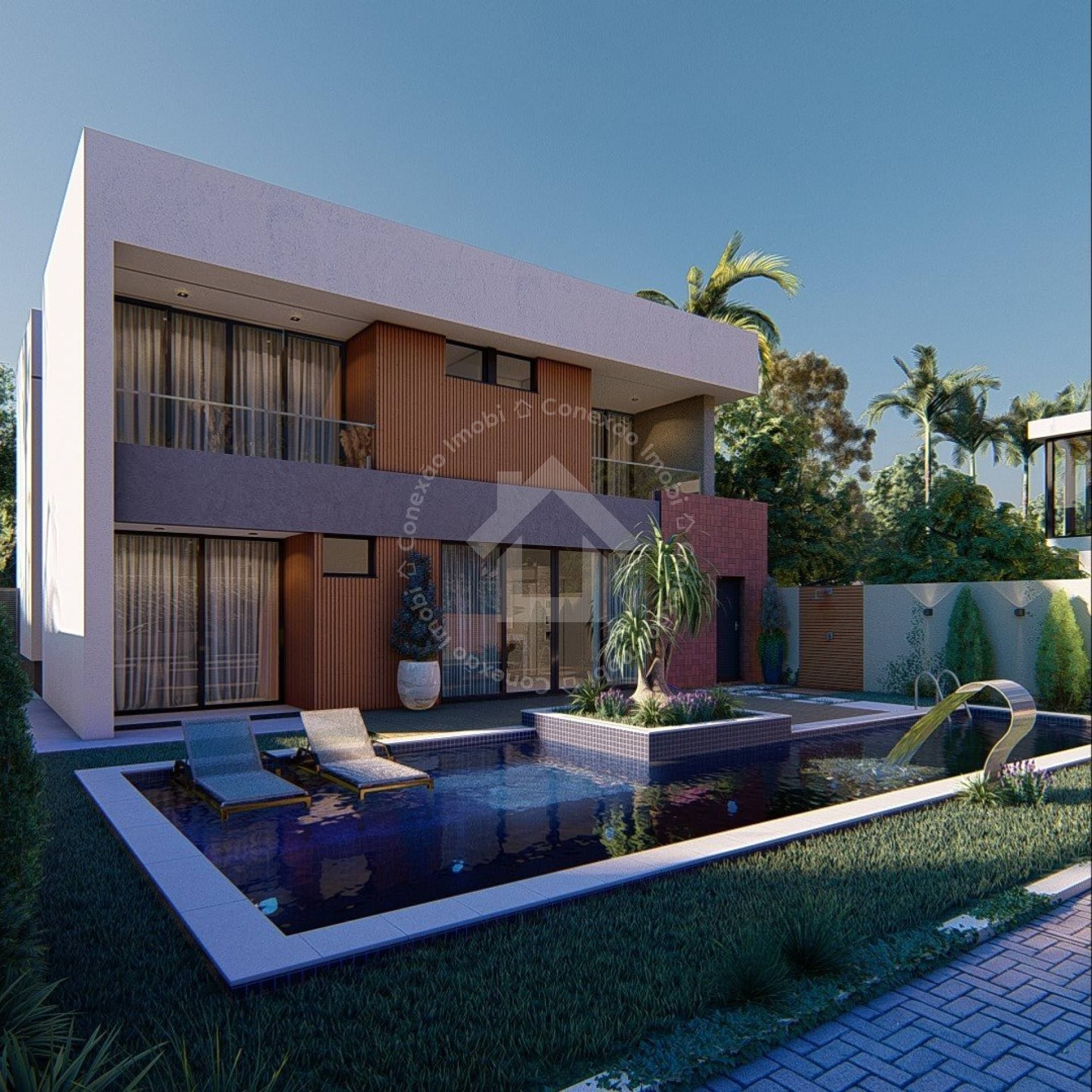 Casa nova no condomínio Quintas da Barra com 4 suítes completas