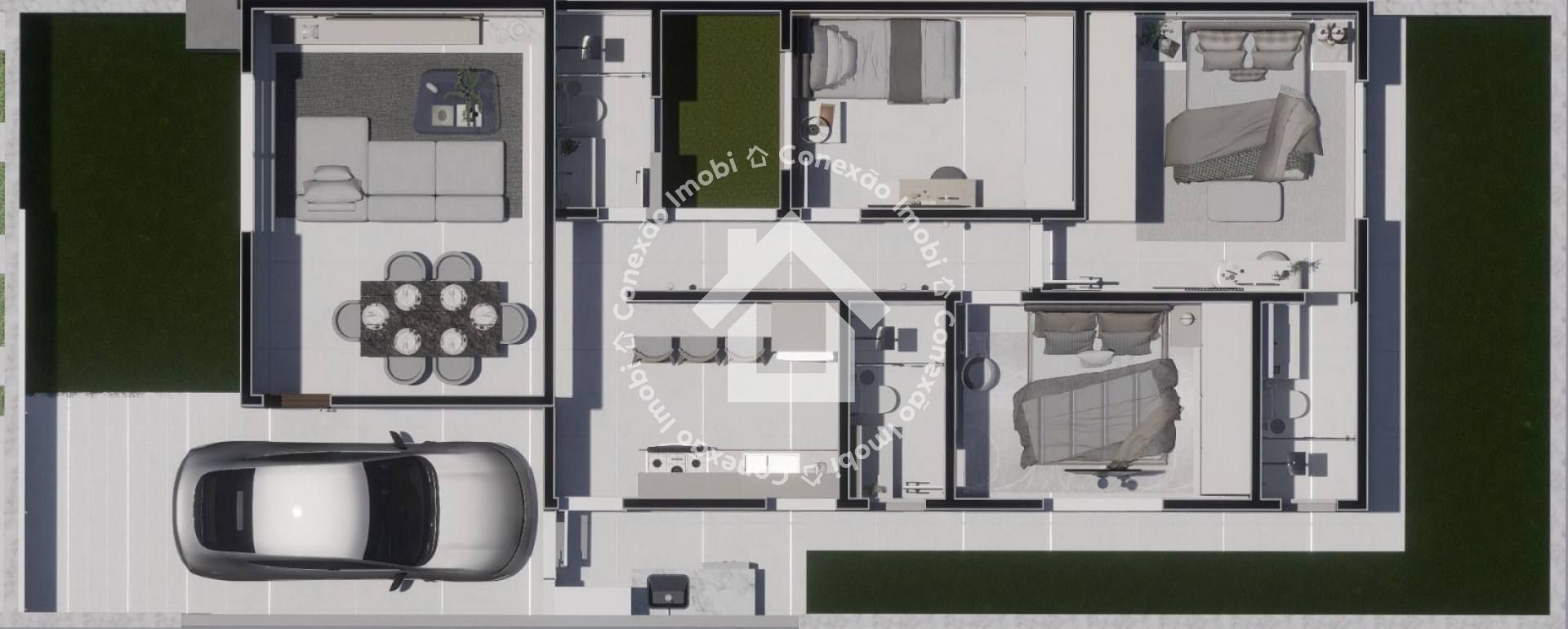 Casa nova à venda no Luar da Barra