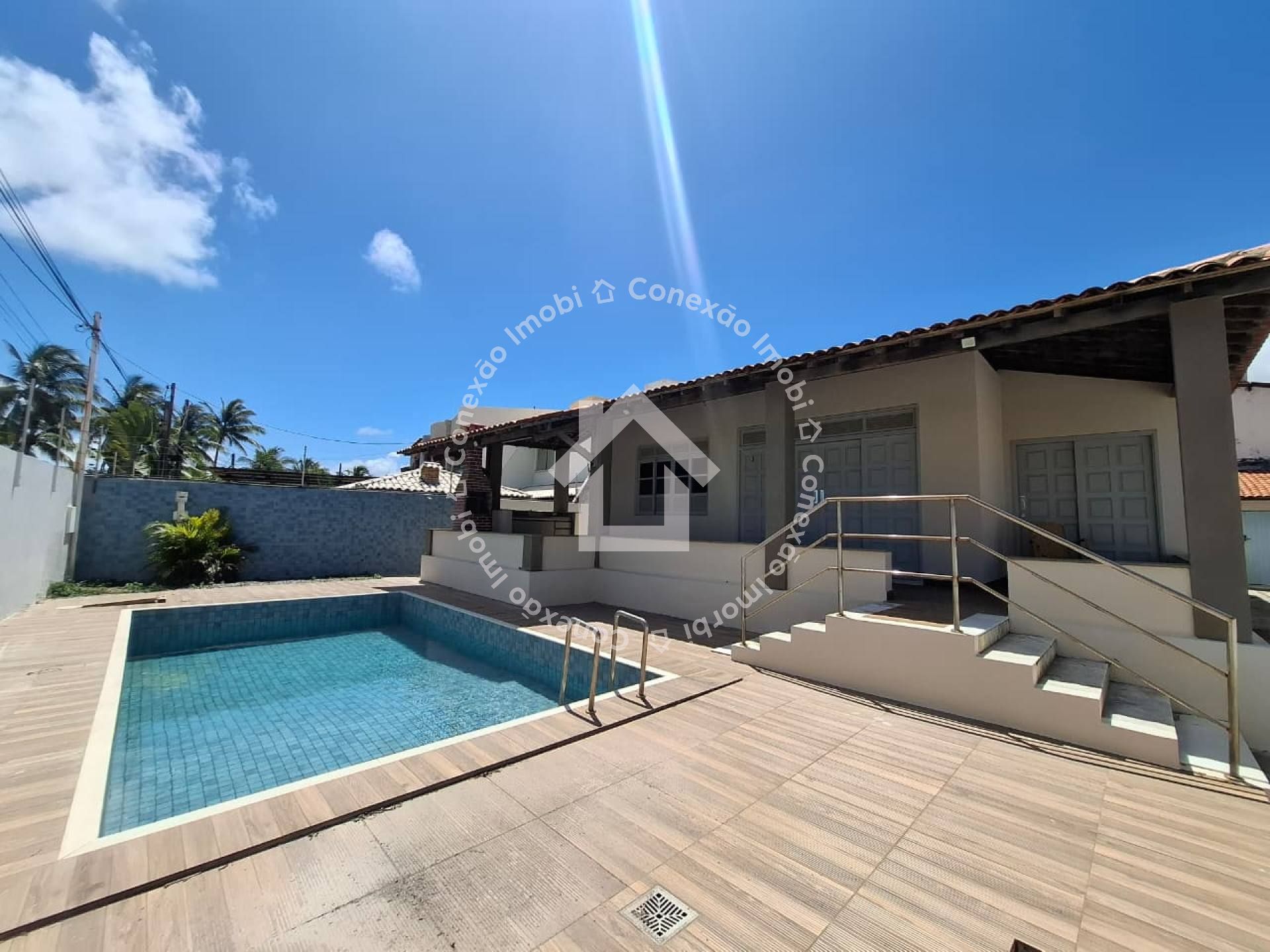 Casa próximo à Praia do Refugio no Robalo | Piscina, Área de Lazer e Super Ventilada, a 200 Metros do Mar