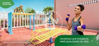 Apartamento no Villa Natureza, Bairro Porto Dantas em Aracaju com 2 quartos